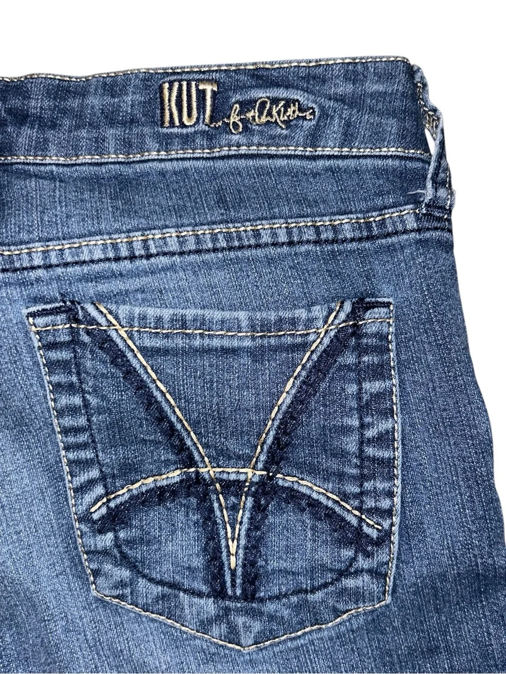 Kut From The Kloth Boyfriend Jeans Women’s Size 6 Scandi Minimal - Picture 4 of 9